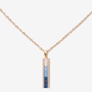 NWT Vince Camuto Blue Ombre CZ Necklace